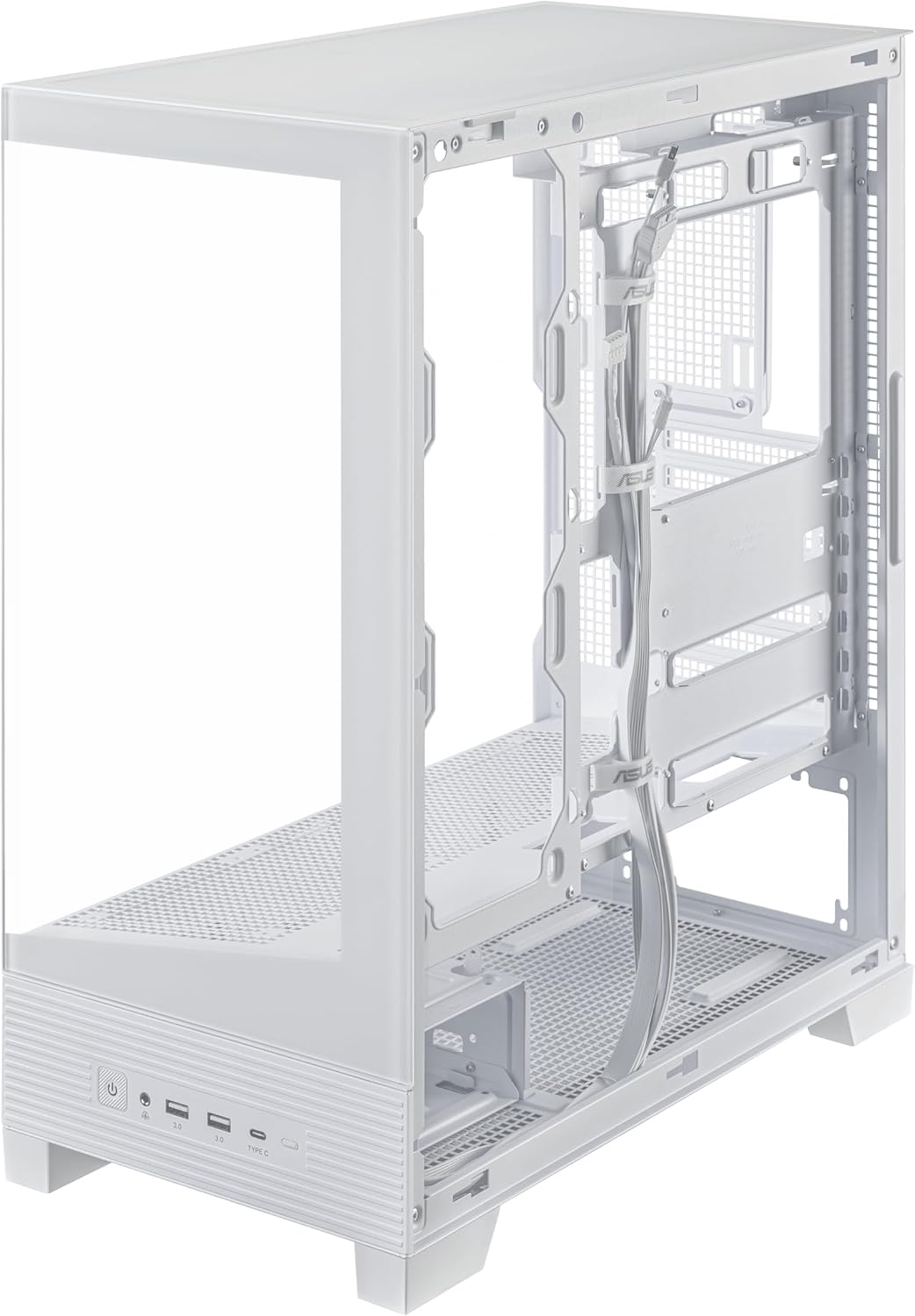 Asus A31 White ATX Mid-Tower Gaming Case - Image 5